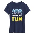 thumbnail image 1 of SpongeBob SquarePants - 100 Days Of Fun - Women's Short Sleeve Graphic T-Shirt, 1 of 6