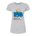 thumbnail image 1 of SpongeBob SquarePants - 100 Spongebob - Juniors Fitted Graphic T-Shirt, 1 of 6
