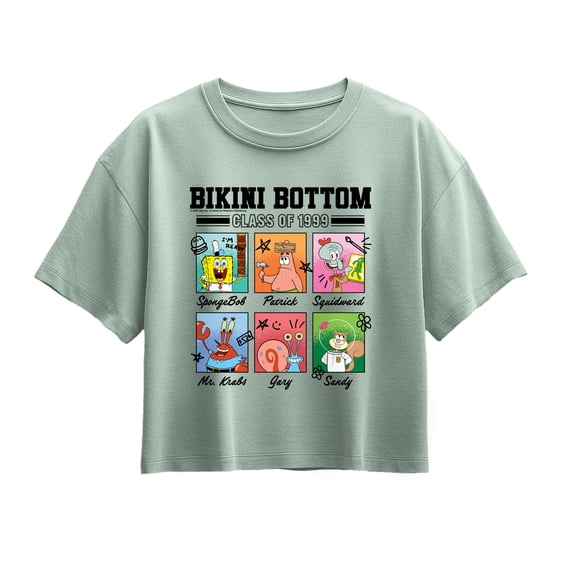 SpongeBob SquarePants - 1999 Yearbook - Youth Girls Boxy T-Shirt