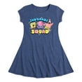 thumbnail image 1 of SpongeBob SquarePants - 2nd Grade Squad - Toddler & Youth Girls Fit & Flare Dress, 1 of 1