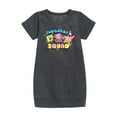 thumbnail image 1 of SpongeBob SquarePants - 2nd Grade Squad - Toddler & Youth Girls Fleece Dress, 1 of 1
