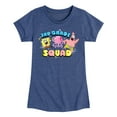 thumbnail image 1 of SpongeBob SquarePants - 3rd Grade Squad - Toddler & Youth Girls Short Sleeve Graphic T-Shirt, 1 of 6