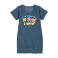 thumbnail image 1 of SpongeBob SquarePants - 4th Grade Squad - Toddler & Youth Girls Fleece Dress, 1 of 6