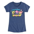 thumbnail image 1 of SpongeBob SquarePants - 4th Grade Squad - Toddler & Youth Girls Short Sleeve Graphic T-Shirt, 1 of 6