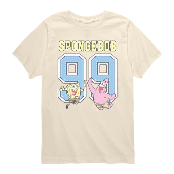 SpongeBob SquarePants - 99 Jersey Boys' Short Sleeve Graphic T-Shirt