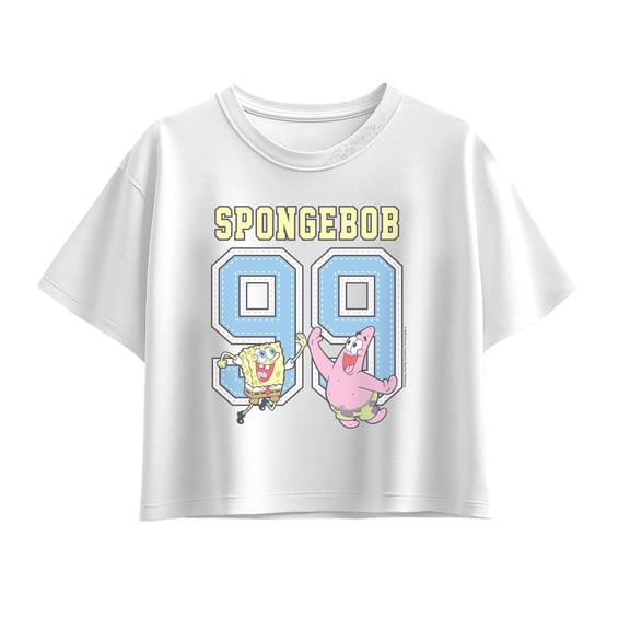 SpongeBob SquarePants - 99 Jersey - Youth Girls Boxy T-Shirt