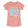 thumbnail image 1 of SpongeBob SquarePants - 99 Jersey - Youth Girls Fitted Short Sleeve T-Shirt, 1 of 5