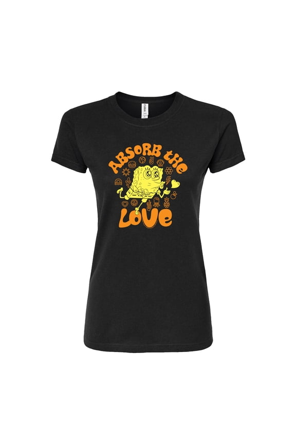 - Absorb The Love - Juniors Fitted Graphic T-Shirt