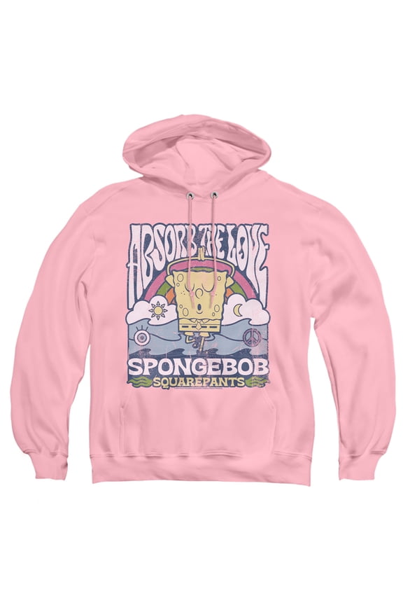 Absorb The Love Poster Adult Pull-Over Hoodie, Pink, Small