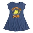 thumbnail image 1 of SpongeBob SquarePants - Absorb The Love - Toddler & Youth Girls Fit & Flare Dress, 1 of 4