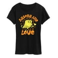 thumbnail image 1 of SpongeBob SquarePants - Absorb The Love - Women's Short Sleeve Graphic T-Shirt, 1 of 6