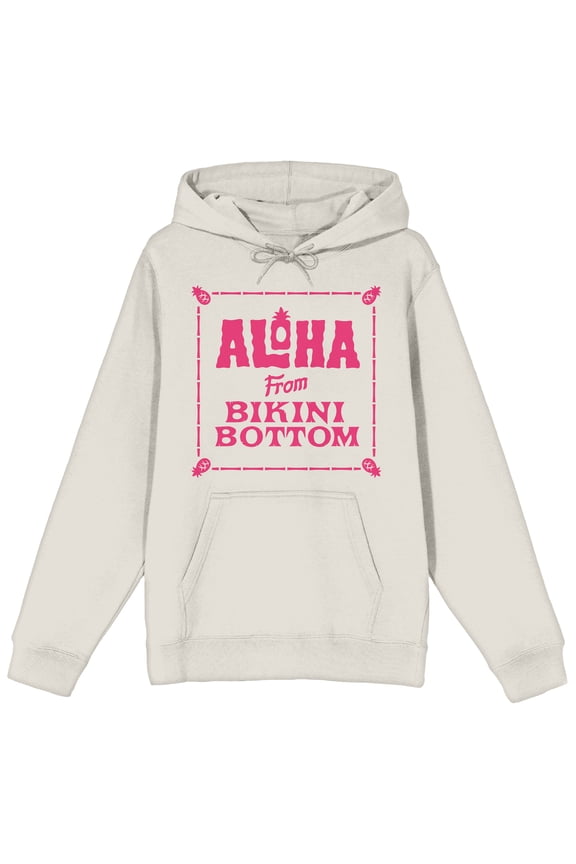 SpongeBob SquarePants Aloha From Bikini Bottom Adult Sand Graphic Hoodie-3XL