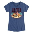 thumbnail image 1 of SpongeBob SquarePants - Aloha From Bikini Bottom - Toddler & Youth Girls Short Sleeve Graphic T-Shirt, 1 of 6