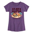 thumbnail image 1 of SpongeBob SquarePants - Aloha From Bikini Bottom - Toddler & Youth Girls Short Sleeve Graphic T-Shirt, 1 of 6