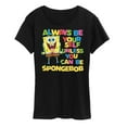 thumbnail image 1 of SpongeBob SquarePants - Always Be Yourself Spongebob - Women's Short Sleeve Graphic T-Shirt, 1 of 6