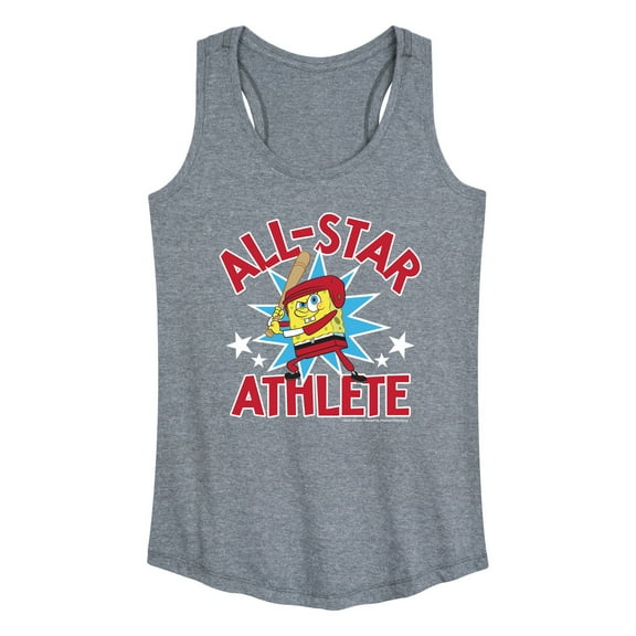 SpongeBob SquarePants - American All Star - Mommy Little Firecracker- Women's Racerback Tank Top