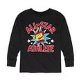 thumbnail image 1 of SpongeBob SquarePants - American All Star - Toddler And Youth Long Sleeve Graphic T-Shirt, 1 of 6