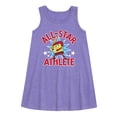 thumbnail image 1 of SpongeBob SquarePants - American All-Star - Toddler and Youth Girls A-line Dress, 1 of 5