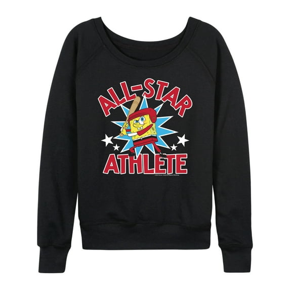 SpongeBob SquarePants - American All Star - Women's Lightweight French Terry Long Sleeve Shirt