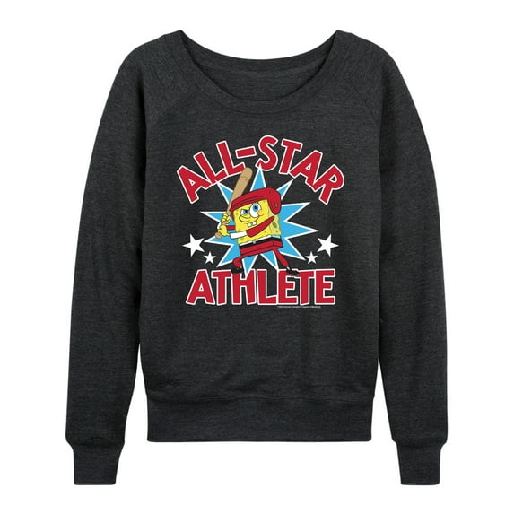 SpongeBob SquarePants - American All Star - Women's Lightweight French Terry Long Sleeve Shirt