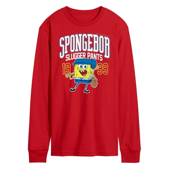 SpongeBob SquarePants - American Slugger Pants - Men's Long Sleeve T-Shirt