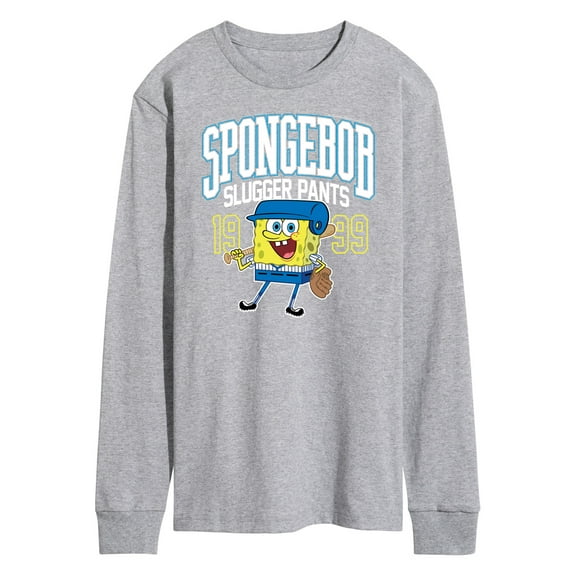 SpongeBob SquarePants - American Slugger Pants - Men's Long Sleeve T-Shirt