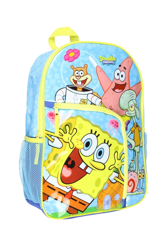 SpongeBob SquarePants And Friends School Dual Compartment Backpack For Daily Use