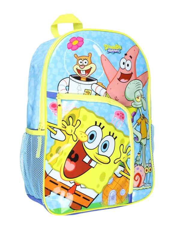 SpongeBob SquarePants And Friends School Dual Compartment Backpack For Daily Use