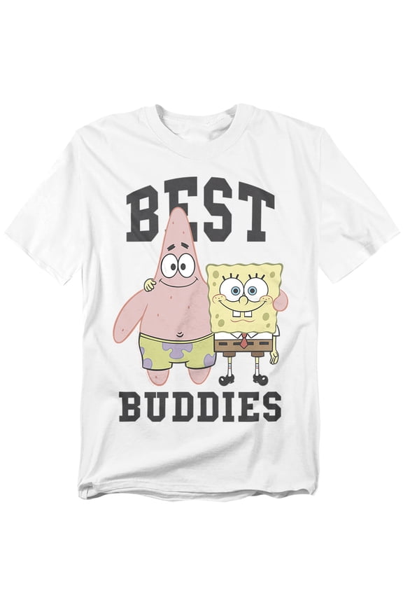 Spongebob T-Shirt And Patrick, Best Buddies Unisex Graphic Tee for Men & Women