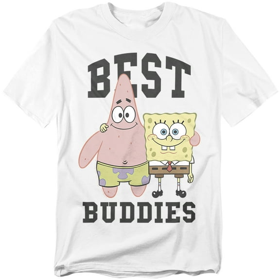 Spongebob T-Shirt And Patrick, Best Buddies Unisex Graphic Tee for Men & Women
