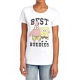 thumbnail image 1 of SpongeBob SquarePants And Patrick, Best Buddies Women's T Shirt, White, X-Large, 1 of 4