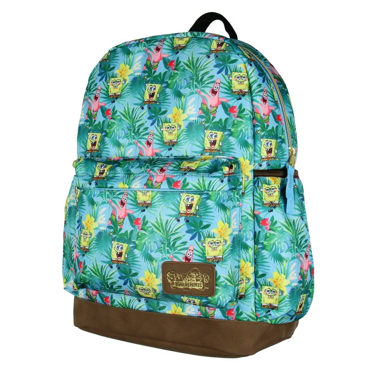 Waterproof Backpack Patrick Bookbag SpongeBob SquarePants And