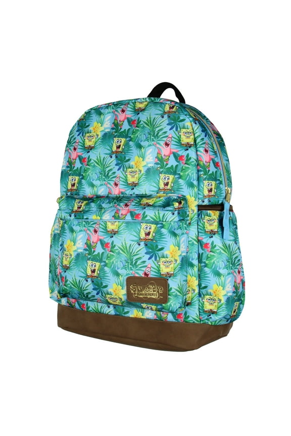 SpongeBob SquarePants And Patrick Star Tropical School Travel Backpack