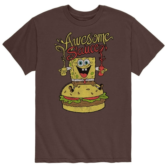SpongeBob SquarePants - Awesome Sauce Krabby Patty - Men's Short Sleeve Graphic T-Shirt