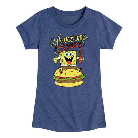 SpongeBob SquarePants - Awesome Sauce - Toddler And Youth Girls Short Sleeve T-Shirt