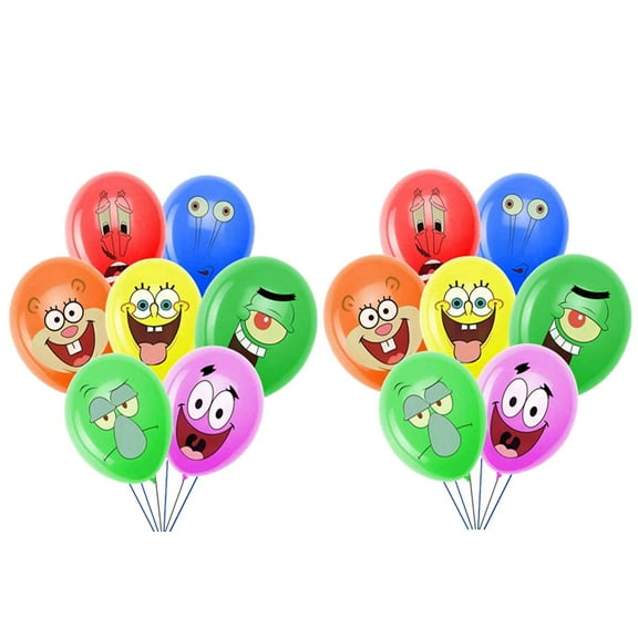 SpongeBob SquarePants Balloons Party Supplies Birthday Favors Decorations Decor Kit Latex
