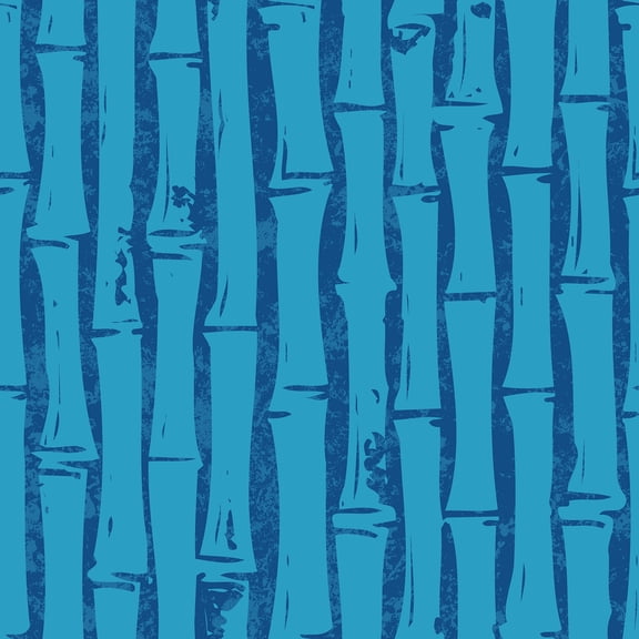 SpongeBob SquarePants Bamboo Blue Peel and Stick Wallpaper