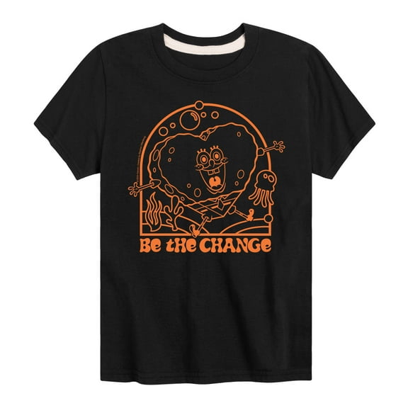 SpongeBob SquarePants - Be The Change - Toddler & Youth Short Sleeve Graphic T-Shirt