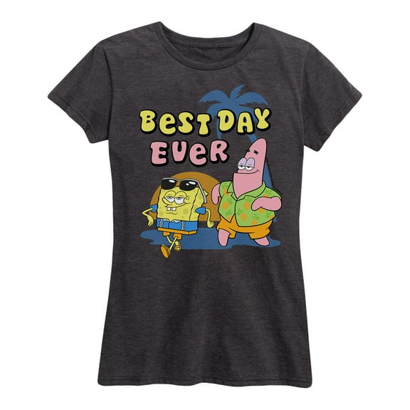 SpongeBob SquarePants - Best Day - Women's Short Sleeve Graphic T-Shirt