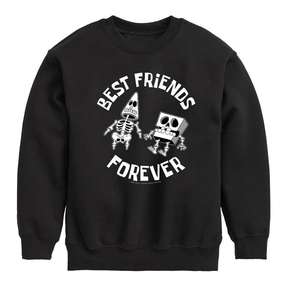 SpongeBob SquarePants - Best Friends Forever - Toddler And Youth Crewneck Fleece Sweatshirt