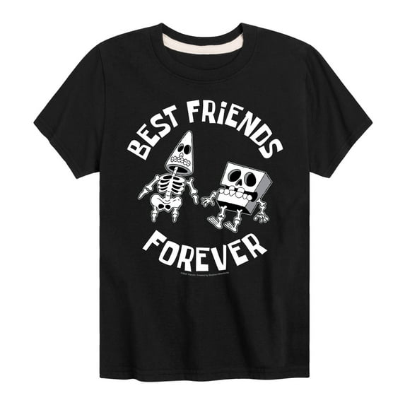 SpongeBob SquarePants - Best Friends Forever - Toddler And Youth Short Sleeve Graphic T-Shirt
