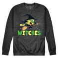 thumbnail image 1 of SpongeBob SquarePants - Best Witches - Men's Crew Neck Fleece Pullover, 1 of 7