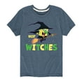 thumbnail image 1 of SpongeBob SquarePants - Best Witches - Toddler And Youth Short Sleeve Graphic T-Shirt, 1 of 6