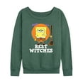 thumbnail image 1 of SpongeBob SquarePants - Best Witches - Women's Lightweight French Terry Long Sleeve Shirt, 1 of 6