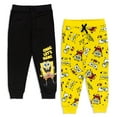 thumbnail image 1 of SpongeBob SquarePants Big Boys Fleece 2 Pack Pants Toddler to Big Kid, 1 of 5