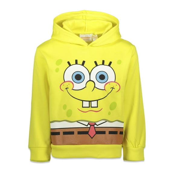 SpongeBob SquarePants Big Boys Fleece Pullover Hoodie Toddler to Big Kid