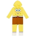 SpongeBob SquarePants Big Boys Zip Up Cosplay Costume Coverall Newborn