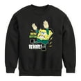 thumbnail image 1 of SpongeBob SquarePants - Bikini Bottom Beware - Toddler And Youth Crewneck Fleece Sweatshirt, 1 of 6