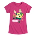 thumbnail image 1 of SpongeBob SquarePants - Bikini Bottom Beware - Toddler And Youth Girls Short Sleeve Graphic T-Shirt, 1 of 6