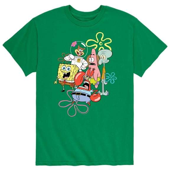 SpongeBob SquarePants - Bikini Bottom Crew - Men's Short Sleeve Graphic T-Shirt
